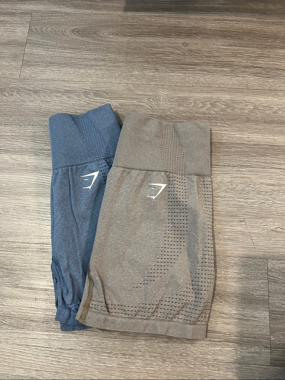 Gymshark Vital Seamless Shorts - periwinkle & Taupe